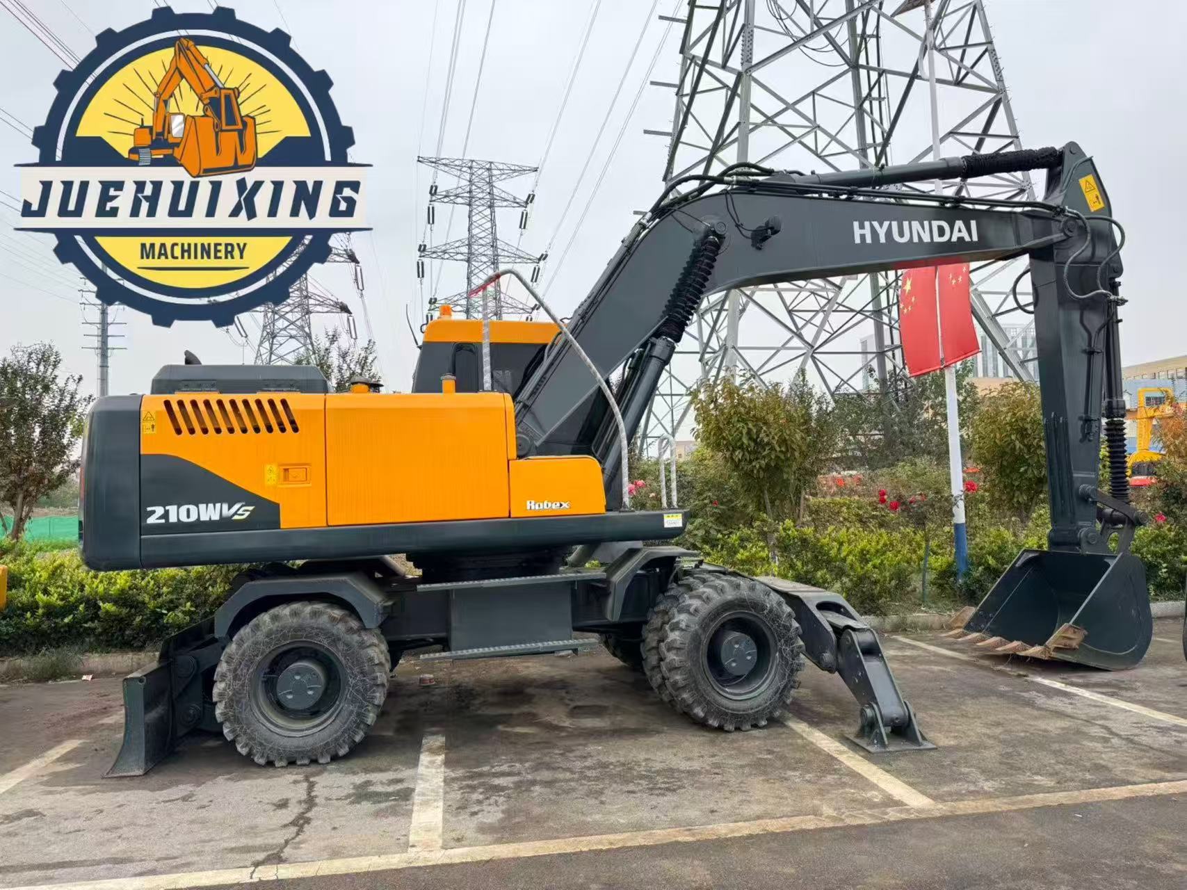 Used Hyundai 210W Wheeled Excavator - Image 4