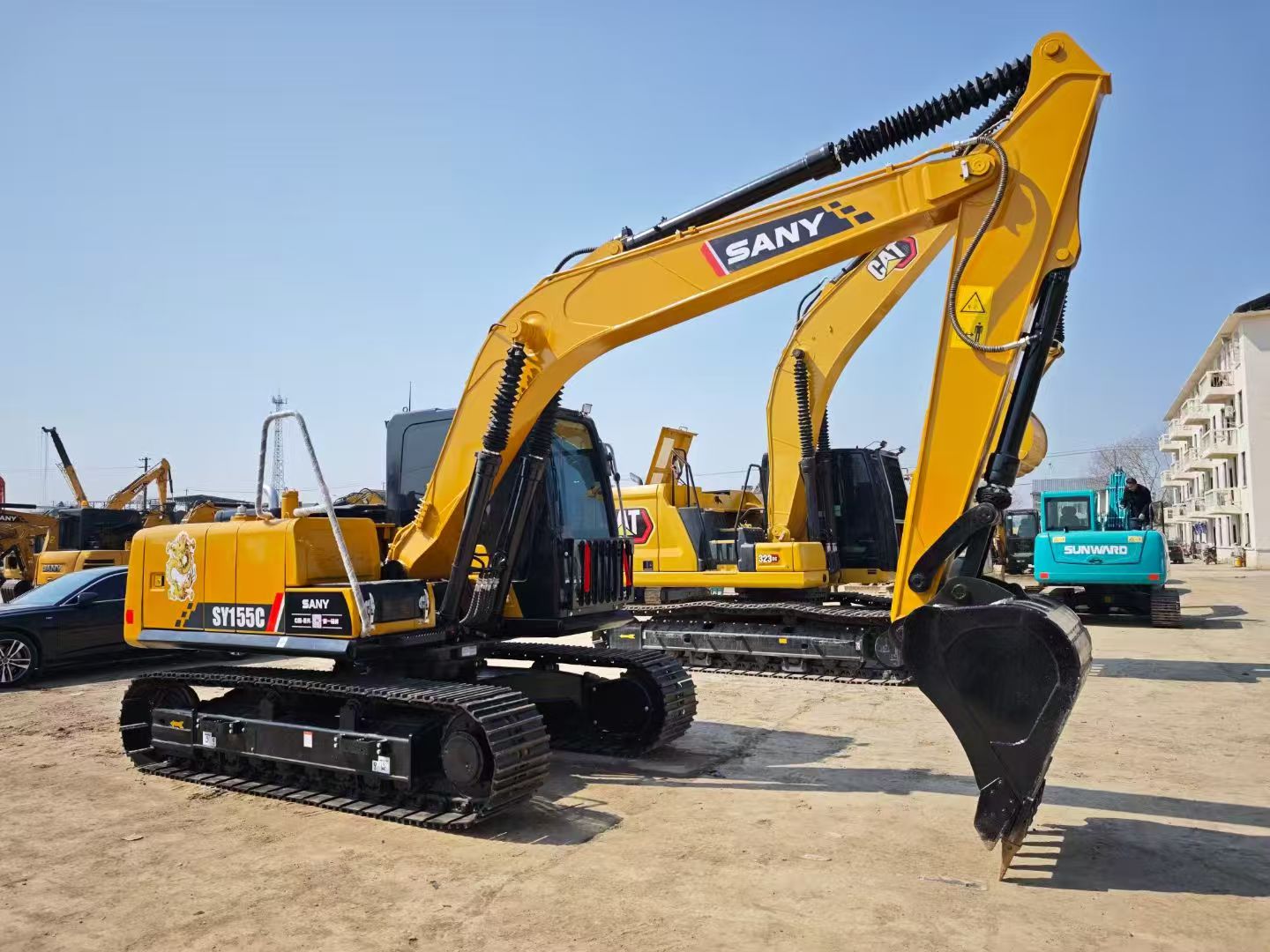 SANY SY155C Crawler Excavator - Image 5