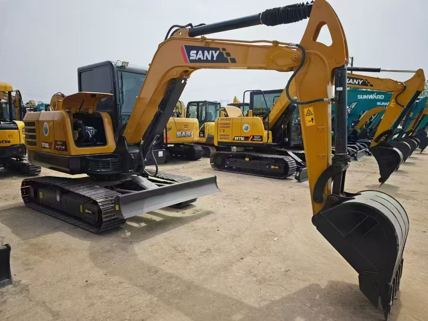 Used SANY SY60C Compact Excavator - Image 3